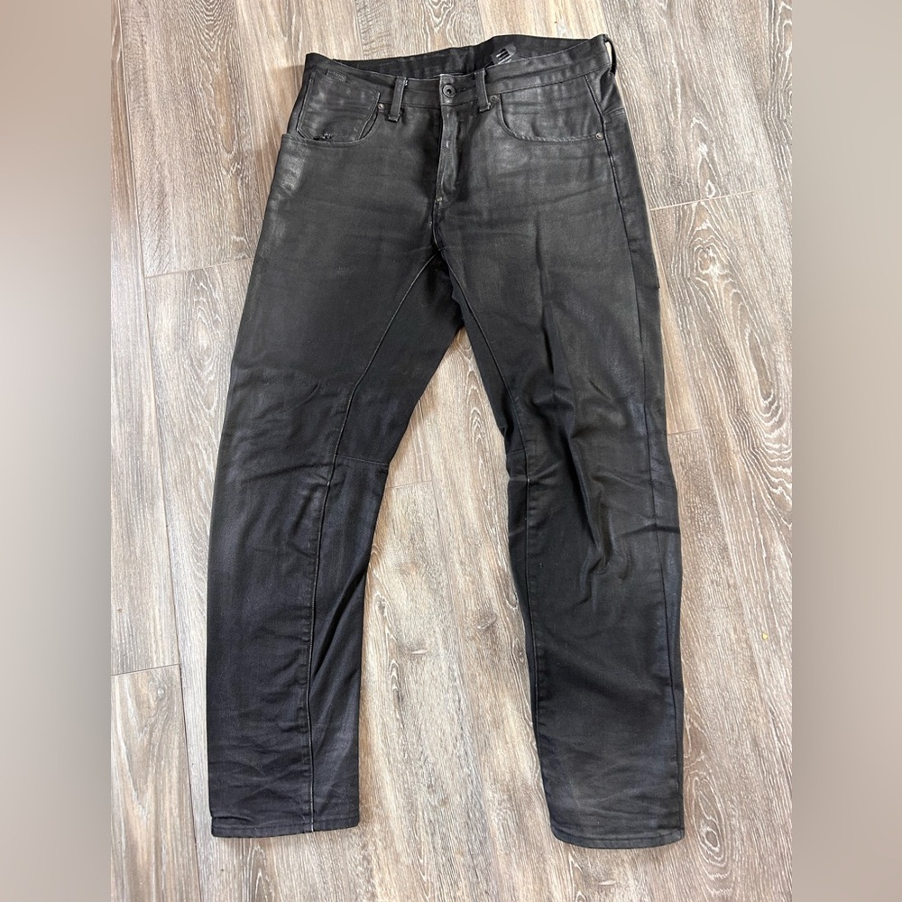 Black G-Star Raw A-Crotch Men's Jeans 34/32